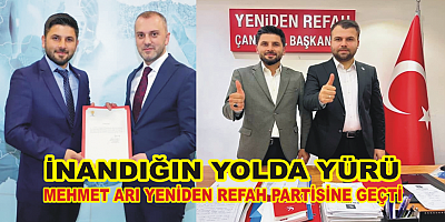  MEHMET ARI YENİDEN REFAH PARTİSİ ELDİVAN  İLÇE BAŞKANI OLDU 