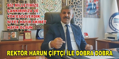 REKÖTÖR HARUN ÇİFTÇİ MERAK EDİLEN SORULARI CEVAPLADI